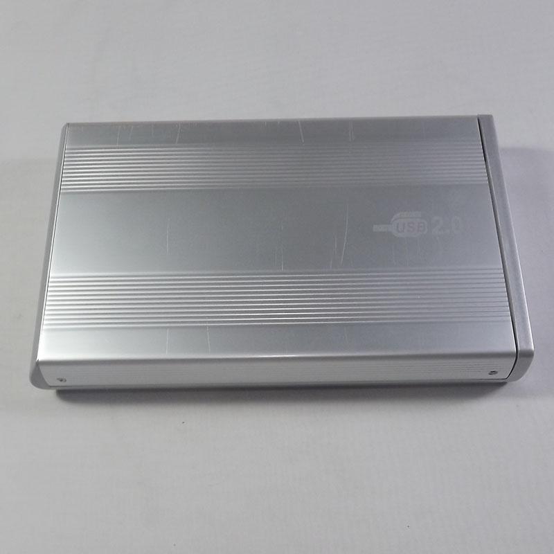 3.5 USB 2.0 to SATA HDD Exteral Enclosure Case silver